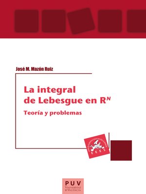 cover image of La integral de Lebesgue en RN